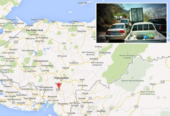 Vuelco de bus interurbano deja un muerto y unos 27 heridos en el sur de Honduras