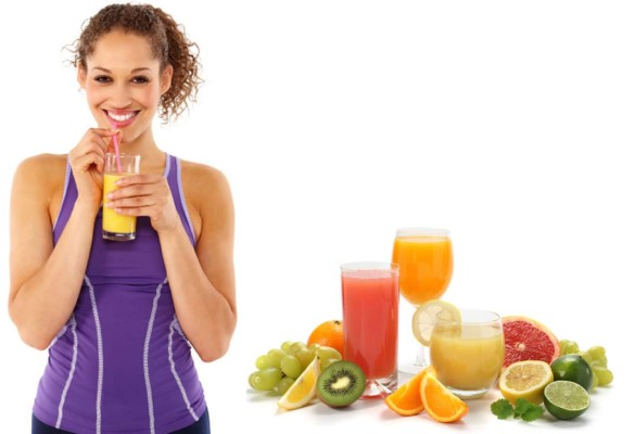 Hidrátese con un rico jugo de frutas