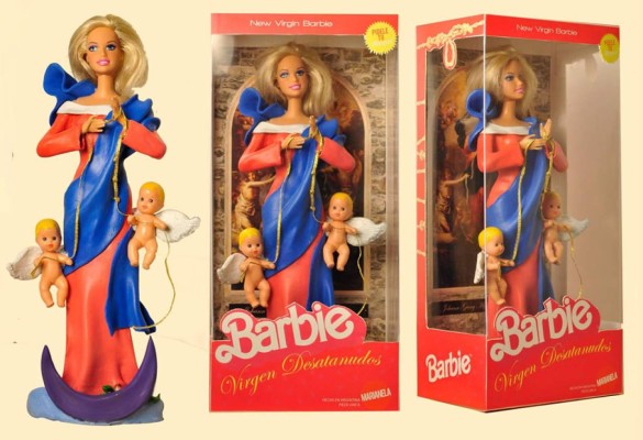 Polémica en Argentina por una Barbie de la Virgen y Ken de Jesús