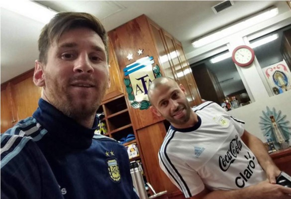 Messi y Mascherano ya están concentrados con Argentina para enfrentar a Honduras