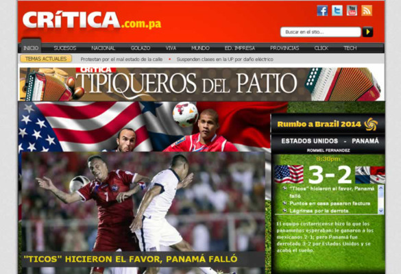 Prensa panameña: 'Se apagó la ilusión de ir al Mundial'