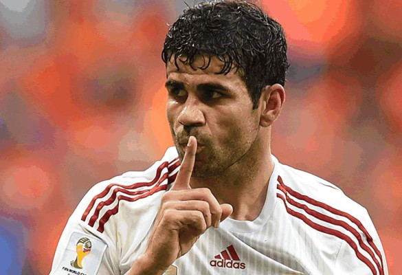 Gritos, abucheos, bronca, todo contra Diego Costa en Salvador