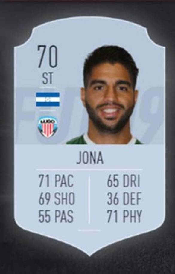 Jona Mejía del Lugo de la segunda divisón de España tiene una puntuación de 70.