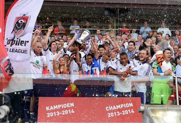 Andy Najar, campeón de la Liga de Bélgica con el Anderlecht