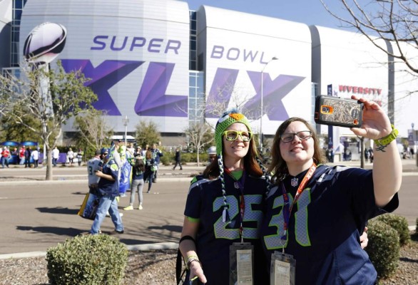 Fotos del ambiente del Super Bowl