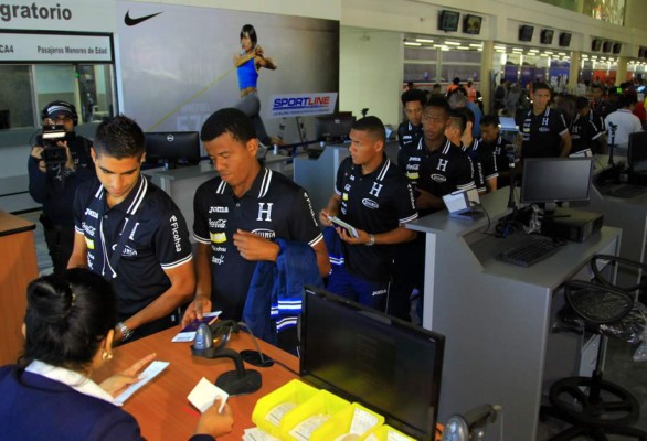 Selección de Honduras ya está en Washington para jugar Copa Uncaf