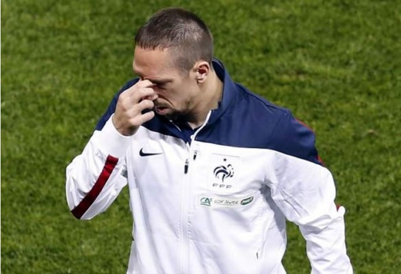 En Honduras lamentan la baja de Ribéry