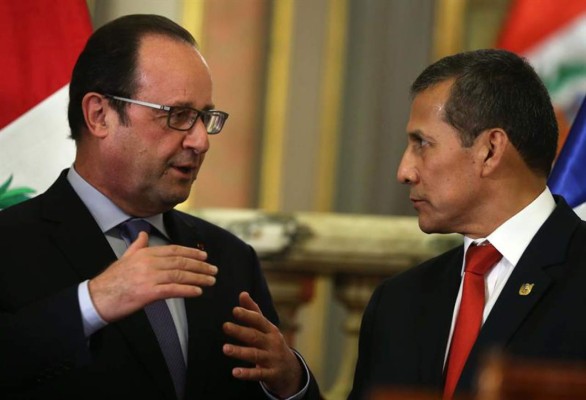 Hollande llega a Perú para establecer asociación bilateral 'privilegiada'