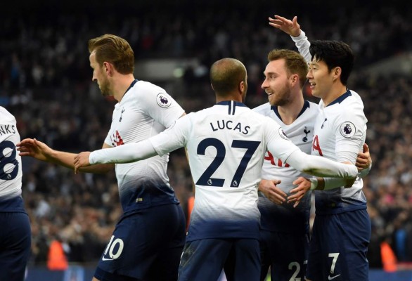 Tottenham despedaza al Bournemouth y se pone segundo en la Premier League