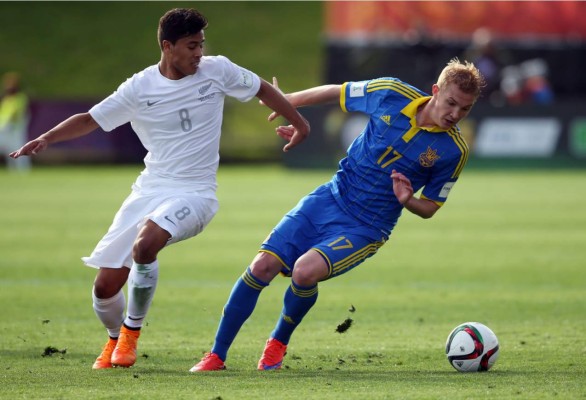 Nueva Zelanda y Ucrania abrieron el Mundial Sub-20 con un tibio empate