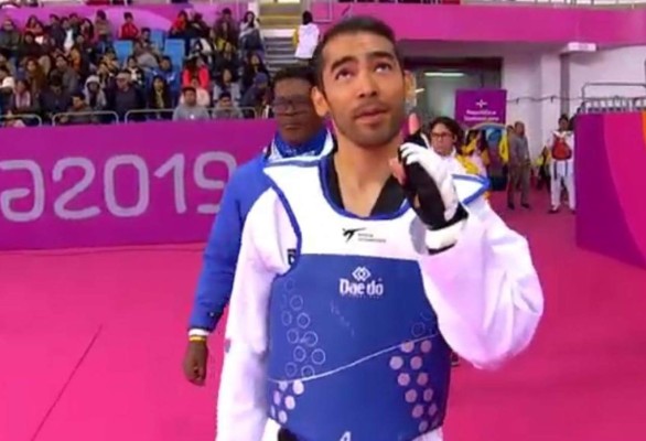 Taekwondo:Miguel Ferrera ganó su primer combate en los Juegos Panamericanos 2019 ylt;/