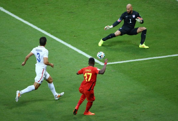 Tim Howard paró hasta el viento contra Bélgica&nbsp;