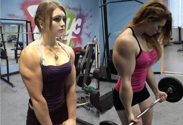 La fisicoculturista con cara de ángel