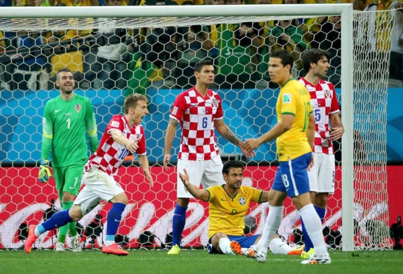 Defensa de Croacia: 'Los brasileños han jugado con 12'