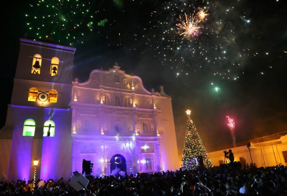 Comayagua recibió el Año Nuevo lleno de optimismo y alegría