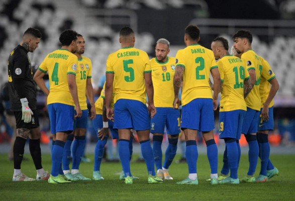 La selección brasileña busca el pase a la final de la Copa América. Foto AFP....
