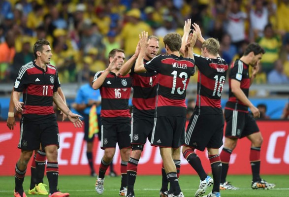 Alemania propina a Brasil un escandaloso e histórico Mineirazo