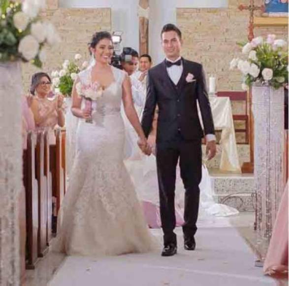 Marcelo Canales y Martha García se casaron hace un par de meses.