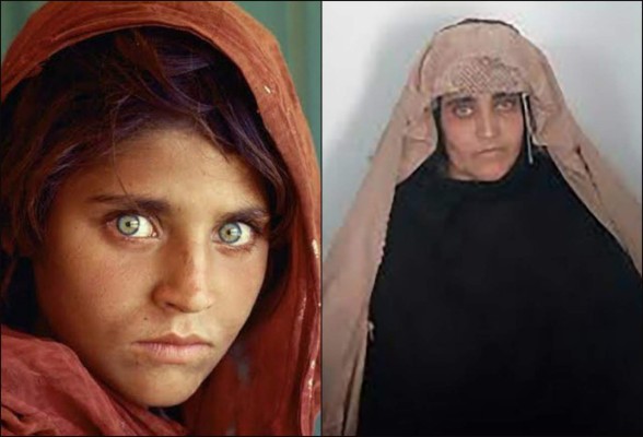 Detienen a la 'niña afgana' de National Geographic en Pakistán