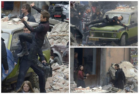 Nuevas imágenes de las grabaciones de 'Los Vengadores 2'