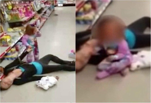 Video muestra a niña reanimando a su madre adicta