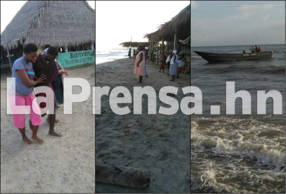 Uno de los pescadores nadó desde alta mar hasta el muelle de La Ceiba.