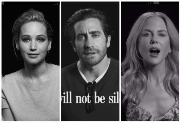 Famosos realizan campaña contra el acoso sexual