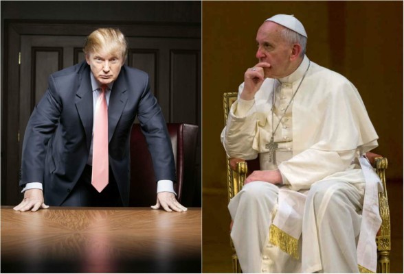 Donald Trump: 'Tendré que asustar' al Papa Francisco
