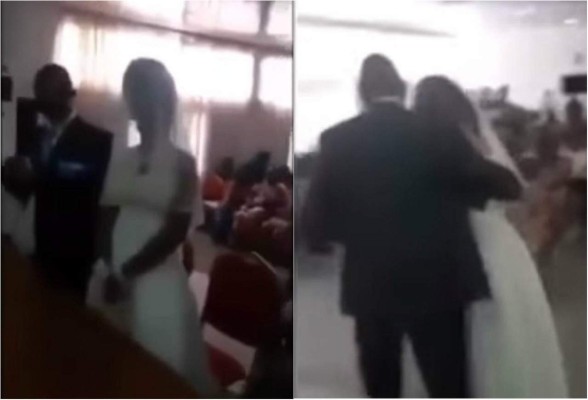 Amante interrumpe una boda usando el mismo vestido de la novia