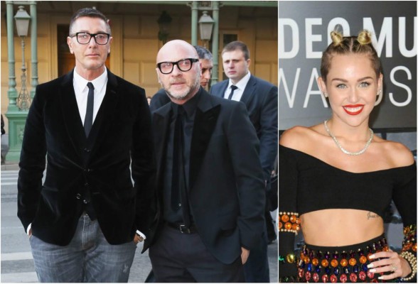 Stefano Gabbana trata de 'ignorante' a Miley Cyrus