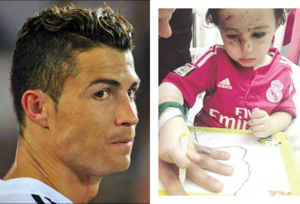 El gran gesto de CR7 ante un niño víctima del terrorismo