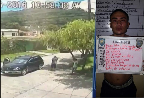 Tras difusión de video capturan a uno de los asaltantes de la Trejo en SPS