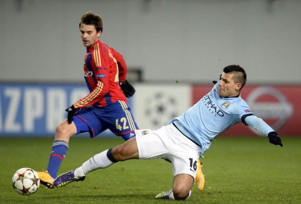 Manchester City cede empate ante el CSKA Moscú y se complica la vida