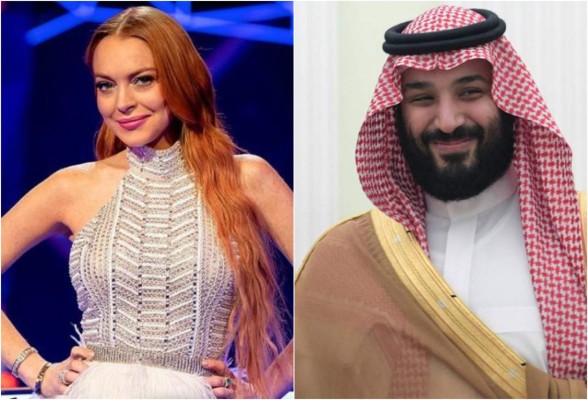 La inusual relación entre Lindsay Lohan y el príncipe Mohamed bin Salmán