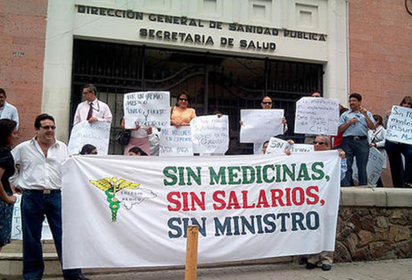 Médicos paralizan hoy el sistema sanitario de Honduras