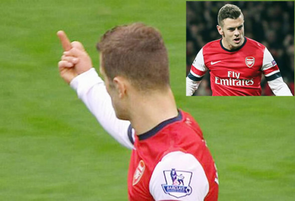 Jack Wilshere, sancionado por dedicar gesto ofensivo a afición del Manchester City
