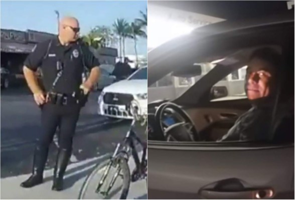 ¿Eres ilegal?, policía que arrestó a hondureño atropellado 'ataca' de nuevo