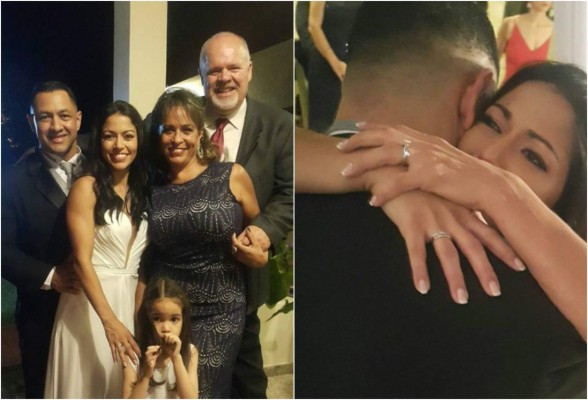 La presentadora hondureña Nora Erazo se casó con Joel Bran 