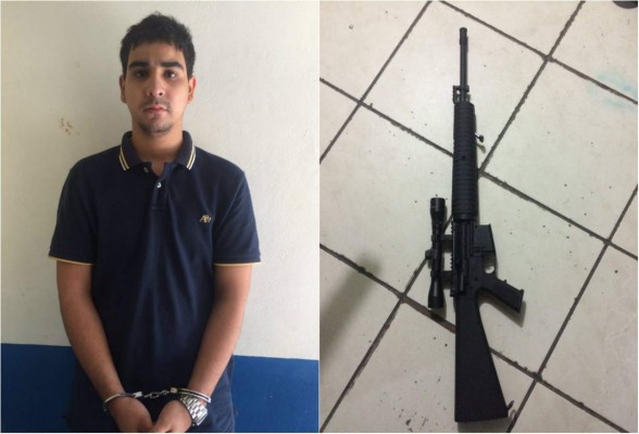 Cae joven por amenazar con un fusil M-16 de plástico a un menor en SPS
