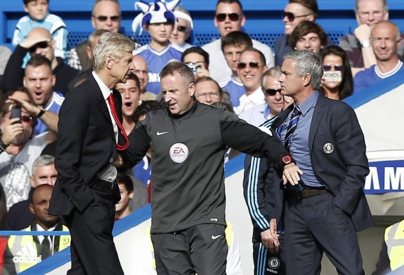 Mourinho se molestó con Wenger por invadir su espacio