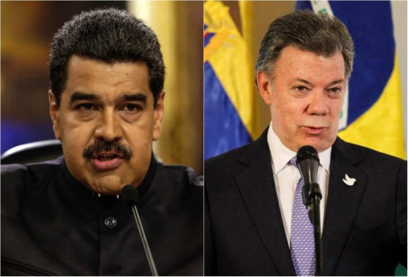 Maduro acusa a Santos de dirigir un 'ataque' contra la economía venezolana