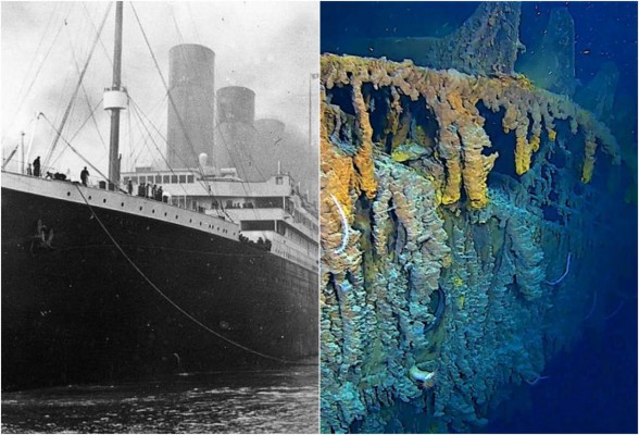 El Titanic es grabado después de 107 años de su naufragio