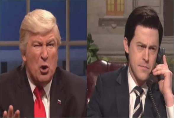 Trump amenaza a Peña con 'ir a la guerra' en parodia de SNL