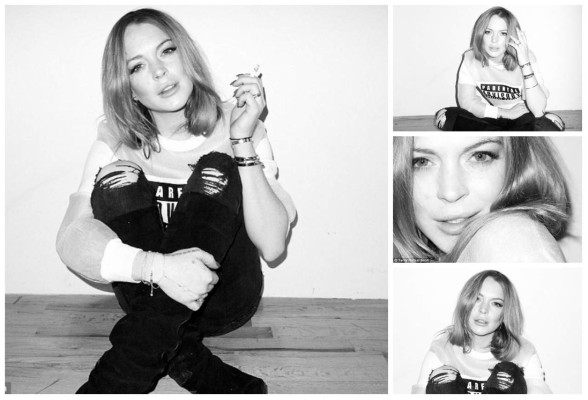 Lindsay Lohan posa para el polémico fotógrafo Terry Richardson