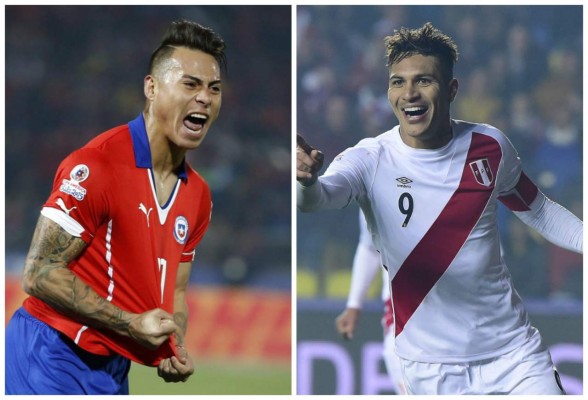 Paolo Guerrero y Eduardo Vargas, máximos goleadores de la Copa América