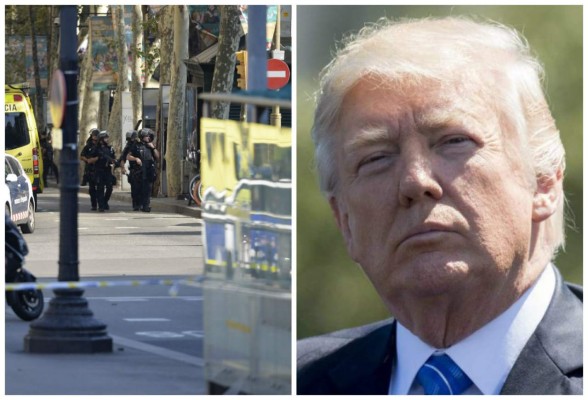 Trump está informado del ataque en Barcelona, dice la Casa Blanca