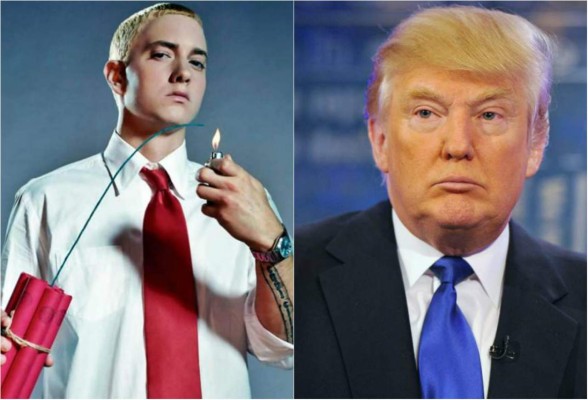 Eminem reaparece y arremete contra el 'racista' Trump