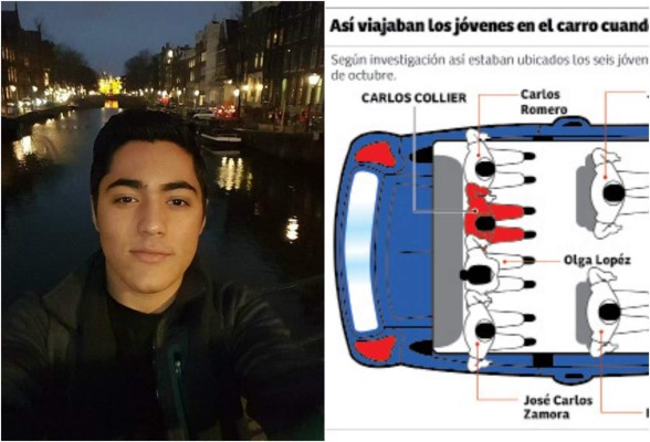 Investigadores: Victimario de Collier iba a la izquierda de él