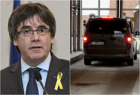 La policía alemana detiene a Puigdemont cuando entraba desde Dinamarca