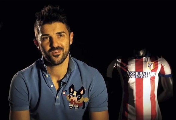 David Villa se despide del Atlético de Madrid